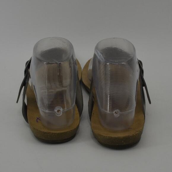 Blowfish Sandals Silver Metallic Thong Buckle Casual Silver 8.5 - Picture 7 of 11